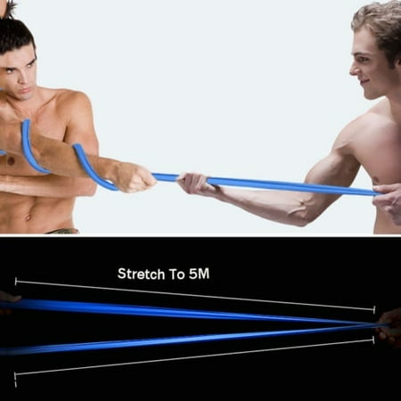 L1.5M Elastic Yoga Stretch Resistance Exercise Fitness Band Theraband Strap Belt